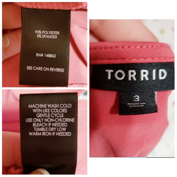 Torrid Rose Pink Knit Ruffle Top size 3 - Picture 3 of 5
